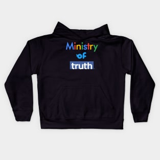 1984 Ministry of Truth Anti Social Media Big Tech Propaganda Kids Hoodie